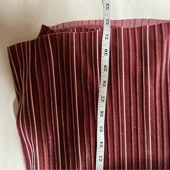 BARDOT ~ Dusty Pink Velvet Ribbed Mini Dress Sz 4 XS - Picture 12 of 12